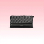 Calvin Klein - Sophisticated Quilted Flap Chain Shoulder Bag - Black Calvin Klein