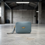 Baldinini Trend - Textured Cowhide Crossbody Bag with Fringe Tassel - Blue Baldinini Trend