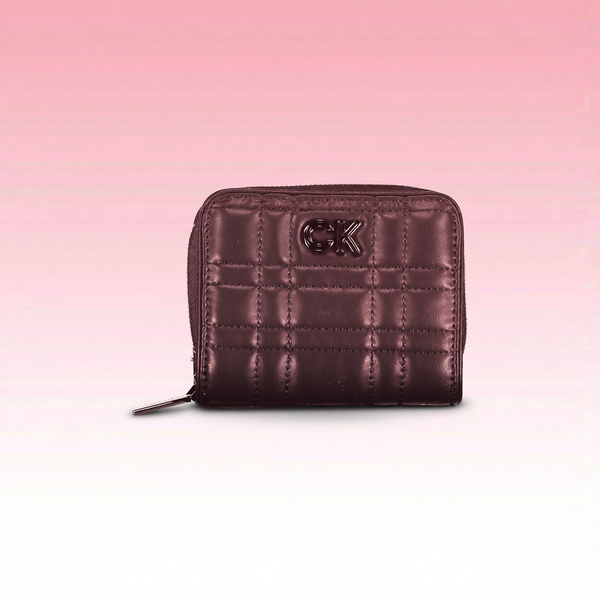 Calvin Klein - Sleek Quilted Zip-Around Wallet with RFID Protection - Black Calvin Klein