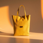 Baldinini Trend - Textured Bicolor Cowhide Tote Bag - Yellow Baldinini Trend