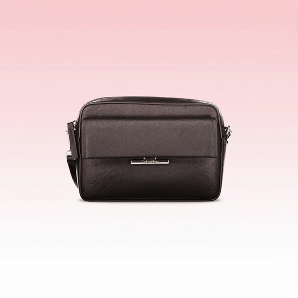 Calvin Klein - Sleek Structured Crossbody Bag - Black Calvin Klein