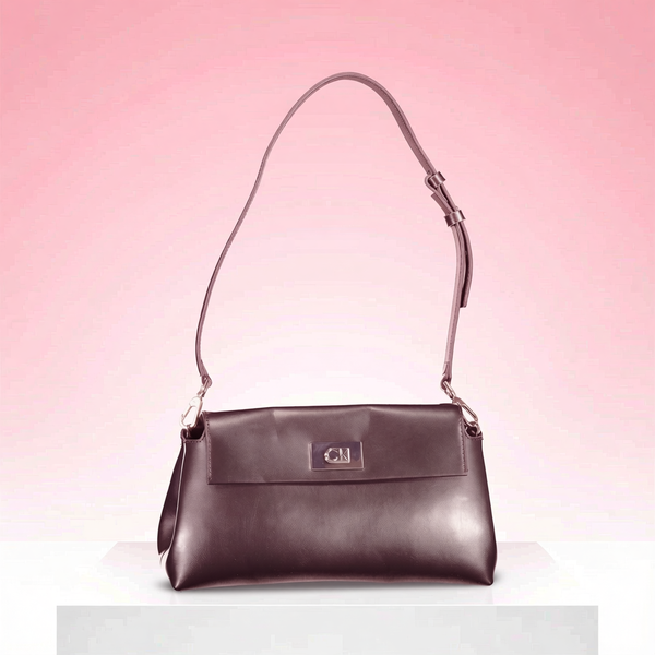 Calvin Klein - Sleek Minimalist Recycled Polyester Shoulder Bag - Black Calvin Klein