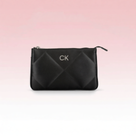 Calvin Klein - Sleek Quilted Adjustable Shoulder Bag - Black Calvin Klein