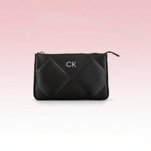 Calvin Klein - Sleek Quilted Adjustable Shoulder Bag - Black Calvin Klein