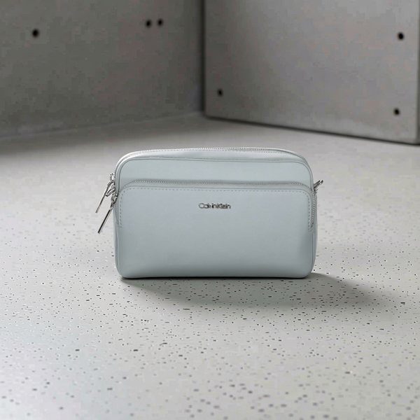 Calvin Klein - Sleek Recycled Polyester Compact Crossbody Bag - Blue Calvin Klein
