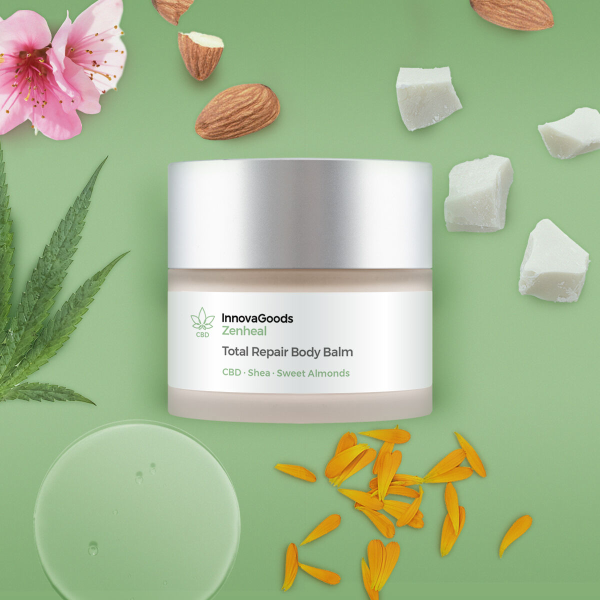 Body Repair Balsam CBD Zenheal InnovaGoods 50 ml -  Beauty, Skin care -  InnovaGoods.