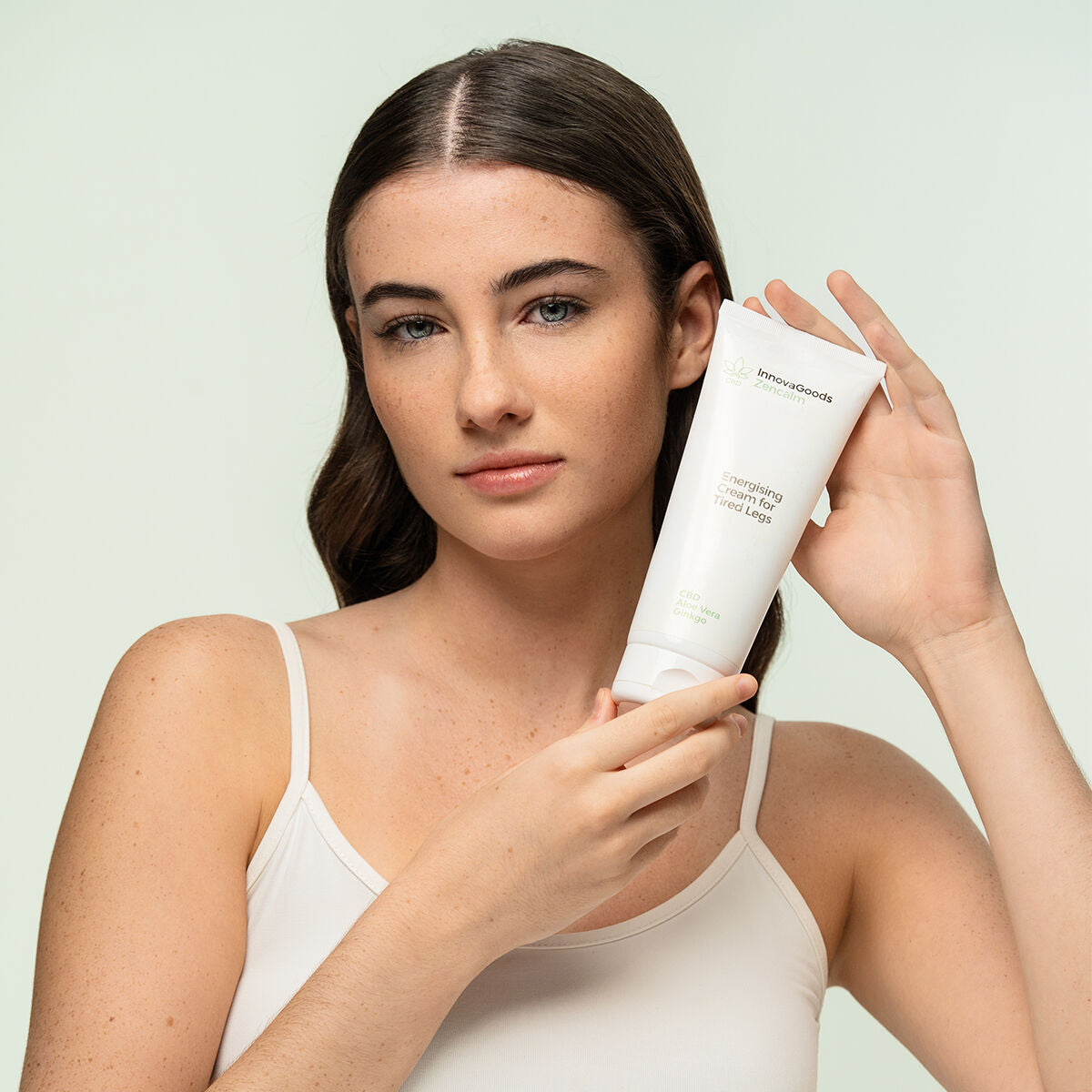 Energising Cream for Tired Legs CBD Zencalm InnovaGoods 200 ml -  Beauty, Skin care -  InnovaGoods.