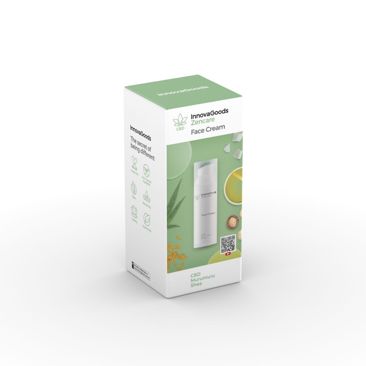 Hydrating Facial Cream CBD Zencare InnovaGoods 50 ml -  Beauty, Skin care -  InnovaGoods.