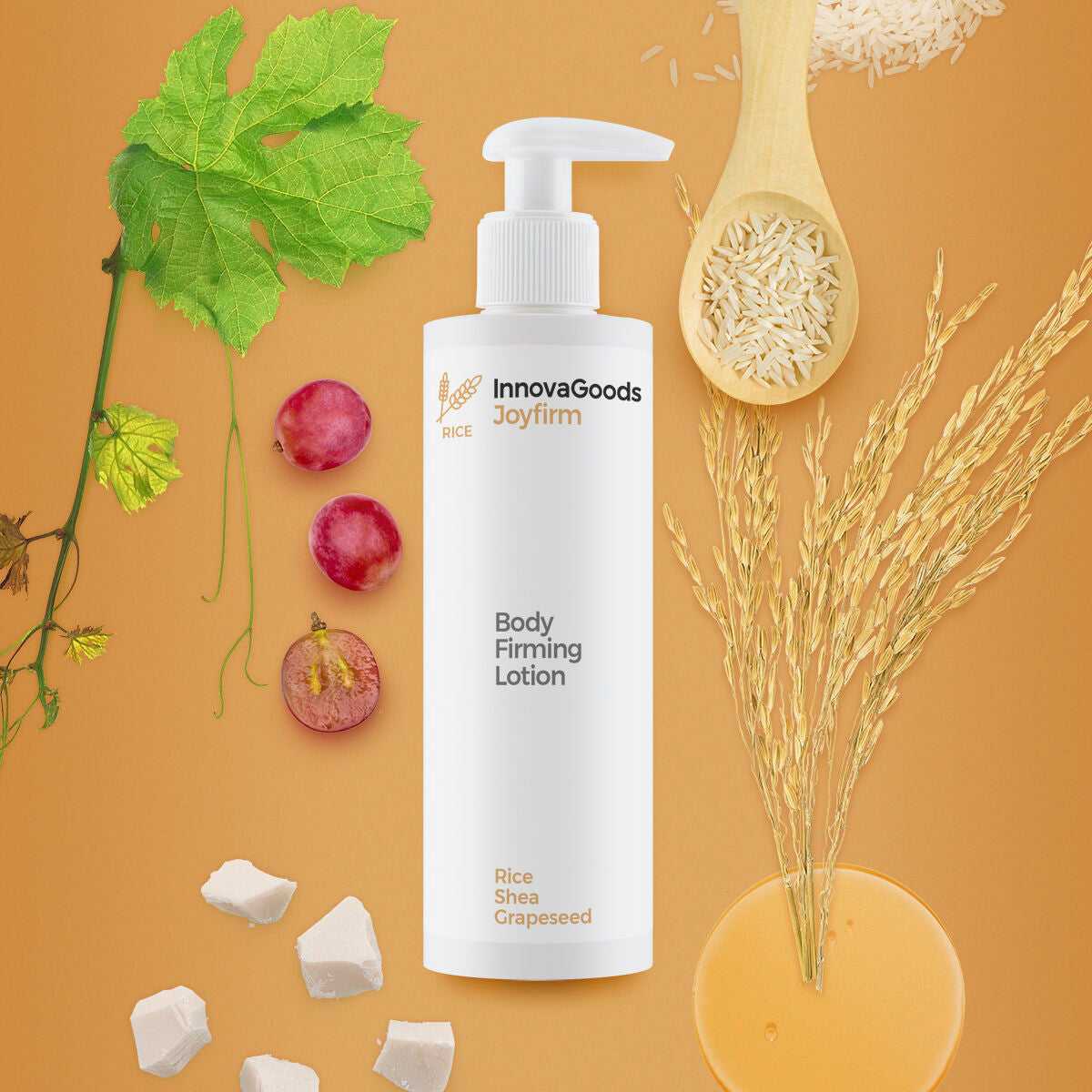Firming Body Lotion Rice Joyfirm InnovaGoods 250 ml -  Beauty, Skin care -  InnovaGoods.