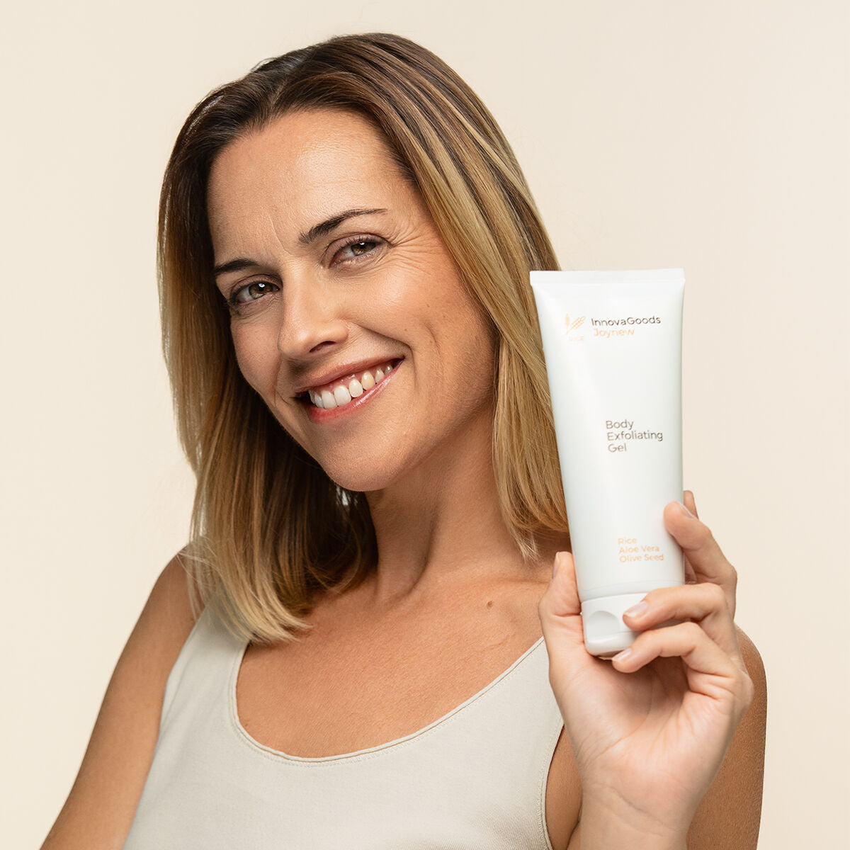 Exfoliating Body Gel Rice Joynew InnovaGoods 200 ml -  Beauty, Skin care -  InnovaGoods.