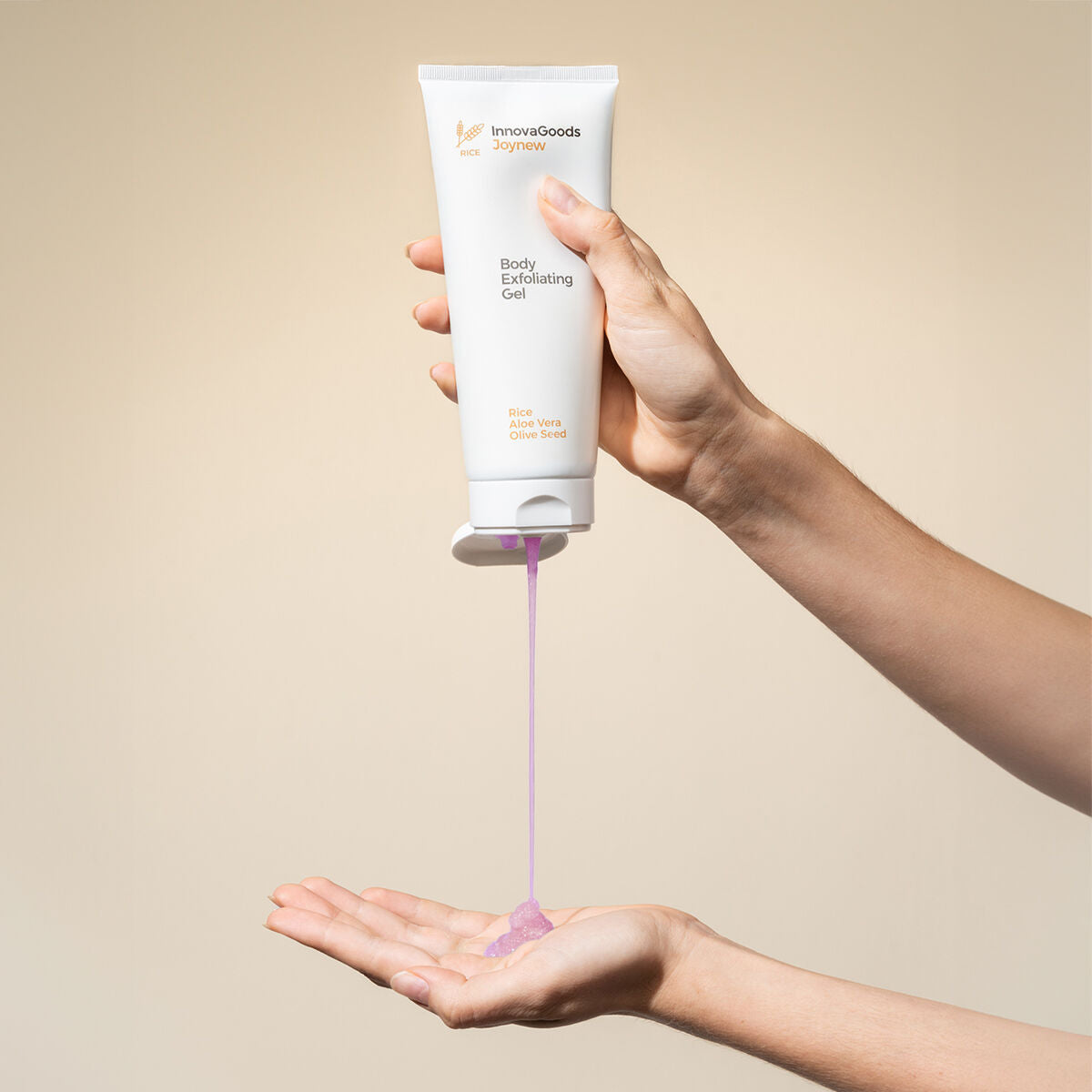 Exfoliating Body Gel Rice Joynew InnovaGoods 200 ml -  Beauty, Skin care -  InnovaGoods.