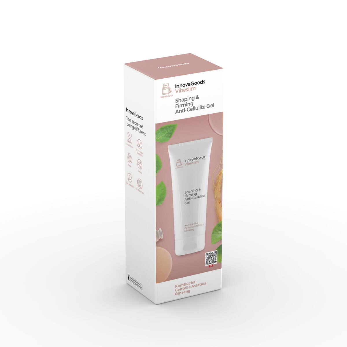 Shaping and Firming Anti-cellulite Gel Kombucha Vibeslim InnovaGoods 200 ml -  Beauty, Skin care -  InnovaGoods.
