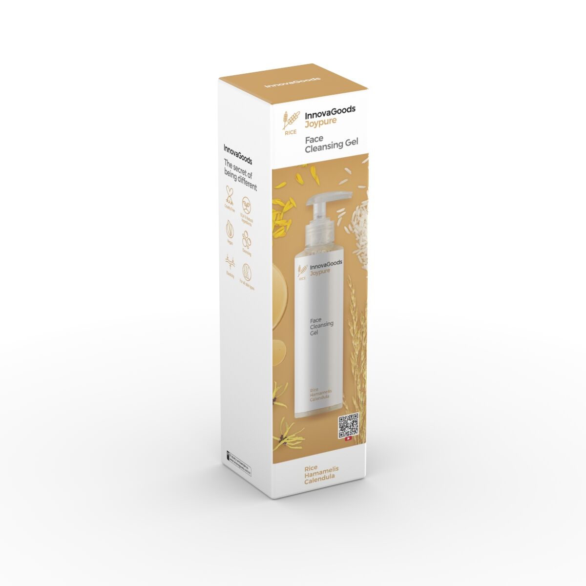 Facial Cleansing Gel Rice Joypure InnovaGoods 200 ml -  Beauty, Skin care -  InnovaGoods.