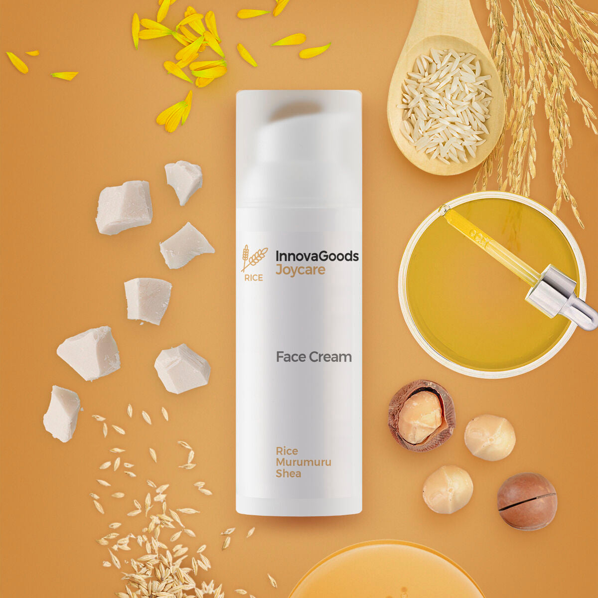 Hydrating Facial Cream Rice Joycare InnovaGoods 50 ml -  Beauty, Skin care -  InnovaGoods.